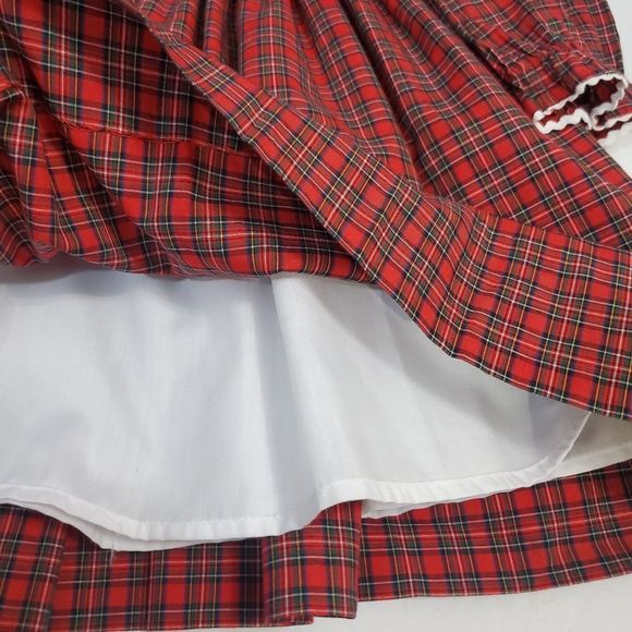 Petit Atelier Smocked royal long sleeve holiday dress toddler girl size 4 - Picture 3 of 10